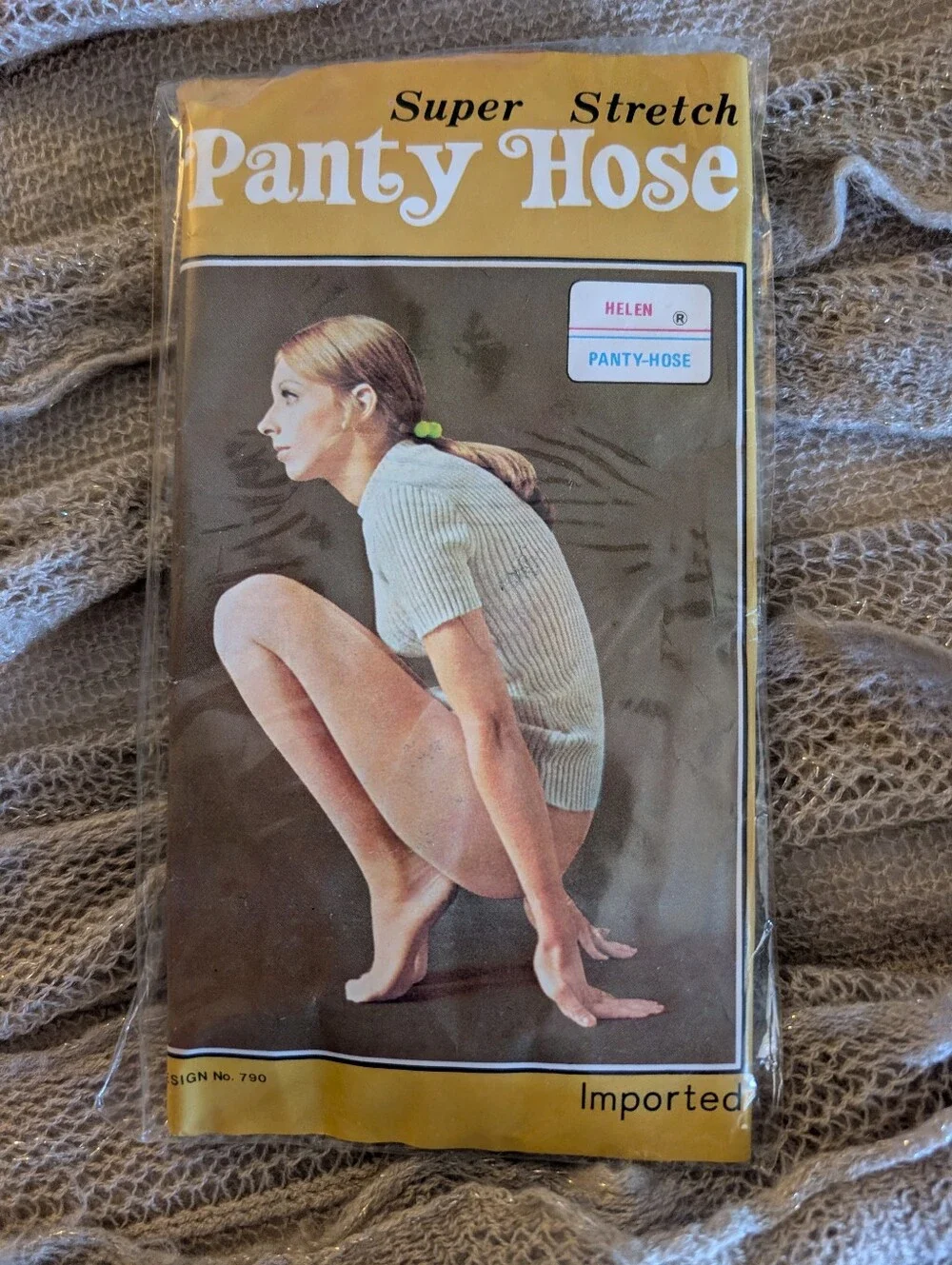 Vintage NOS Helen Super Stretch Pantyhose Nude Size Free Sealed - Qty Available